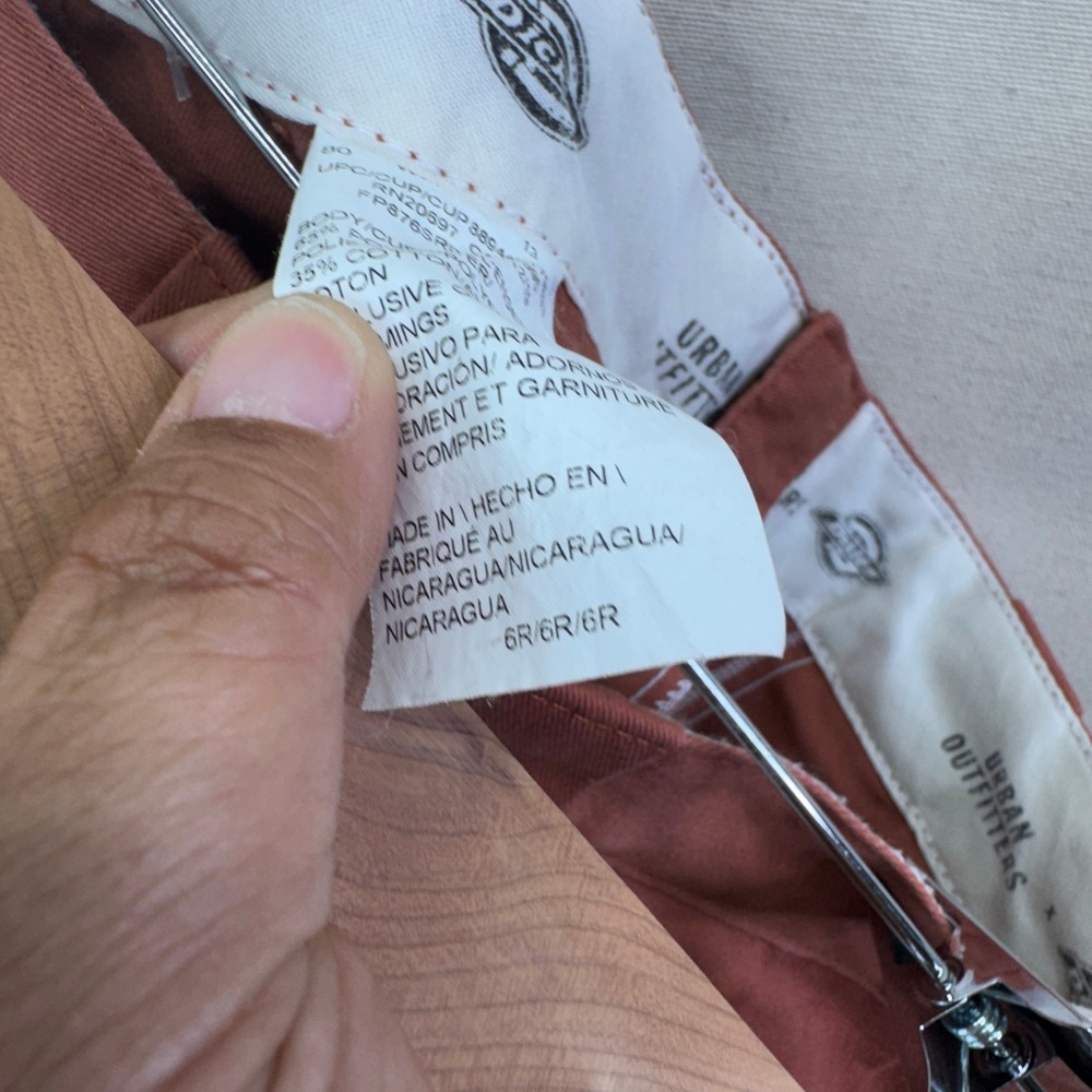 Dickies x Urban Outfitters Pants 6R Rust Terracotta Workwear Skater Streetwear - Picture 4 of 10